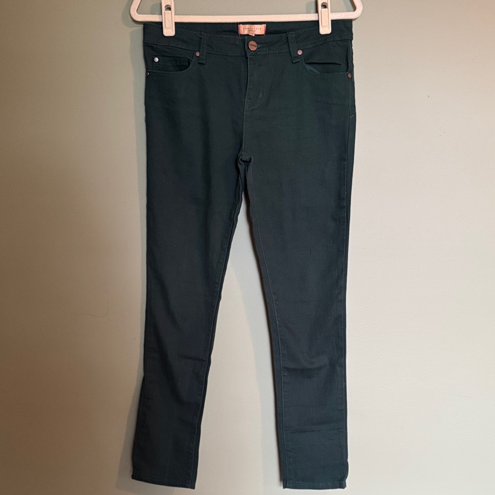 Sanctuary Slim Skinny Jeans in Deep Green